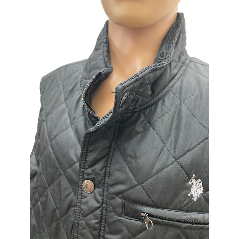 Men’s Polo black vest size L beautiful  SKU 891 - Picture 2 of 12